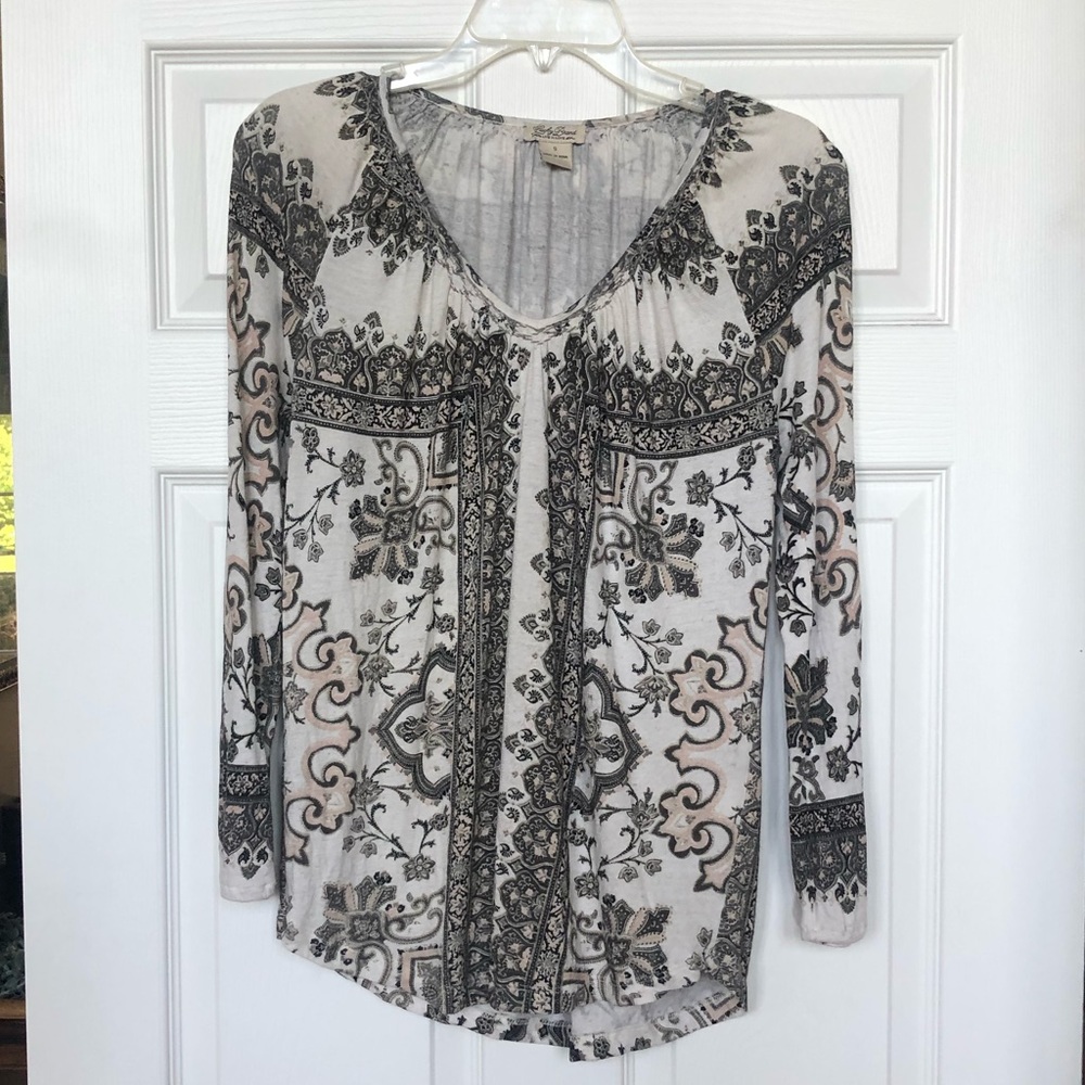 Lucky brand long sleeved top